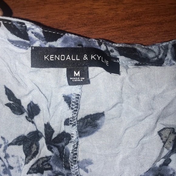Kendall & Kylie Blue Floral Soft Shorts - Picture 3 of 3